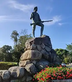 The Lexington Minuteman statue in Lexington