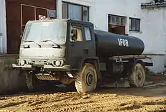 Leyland 4-tonne truck (water bowser) of the Malaysian Army in the Former Yugoslavia