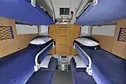 Couchette cars (6 berth)