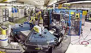 Linac 3, currently (as of 2020) used to accelerate ions