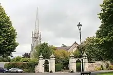 Lismore Cathedral, completed in 1679. Gateway was completed at a later date.