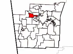 Location of Litteral Township in Washington County