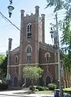 Front of the church