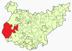 Location in the province of Badajoz