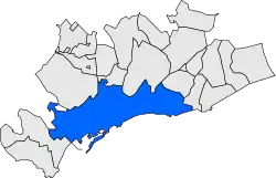 Location in Tarragonès county