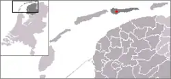 Location in Ameland municipality