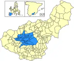 Location in the province of Granada.