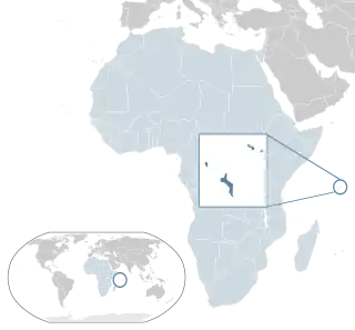 Location of Seychelles (dark blue)– in Africa (light blue & dark grey)– in the African Union (light blue)