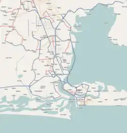 Lagos is located in Lagos