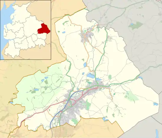 Earby is located in the Borough of Pendle