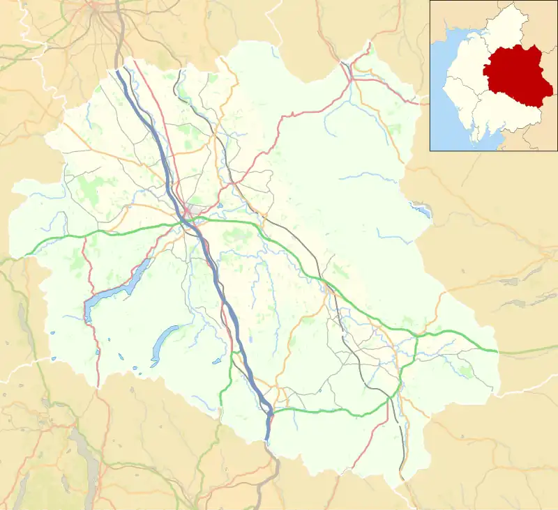 Hartsop is located in the former Eden District