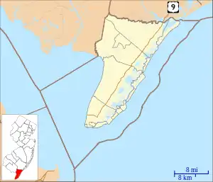 Cape May Historic District is located in Cape May County, New Jersey