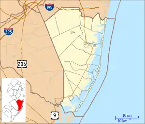 Prospertown is located in Ocean County, New Jersey