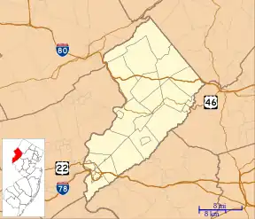 Mount Tammany is located in Warren County, New Jersey