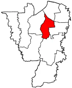 The district of Mampang Prapatan in South Jakarta