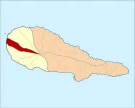 Location of Criação Velha within the municipality of Madalena, Pico Island