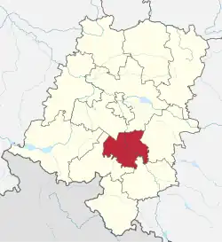 Location within the voivodeship