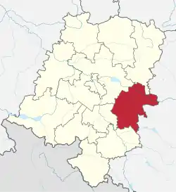 Location within the voivodeship