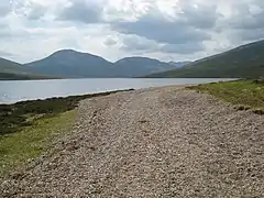 Looking west over Loch a' Bhraoin.