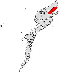 Location of the ward