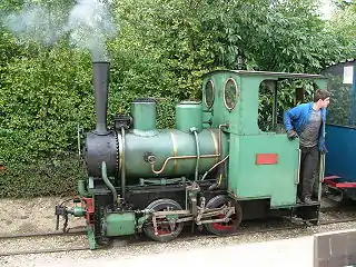 A French Decauville well tank