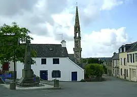 Saint-Monna Square, in Logonna-Daoulas