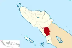 Location within Aceh