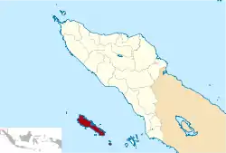 Location within Aceh