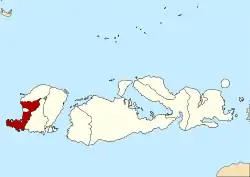 Location within West Nusa Tenggara