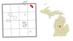 Location within Isabella County