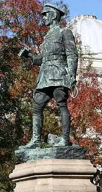 Statue in Memory of Lord Ninian situated in Gorsedd Gardens, Cardiff