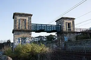 Lord Cloncurry's bridge, near Blackrock, 2017, now unused.