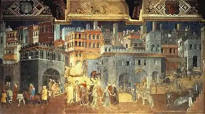 The Effects of Good Government, Ambrogio Lorenzetti, 1338