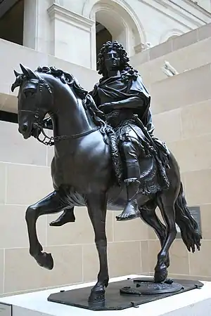 François Girardon, model of statue of Louis XIV for the Place Vendôme  1692, Louvre