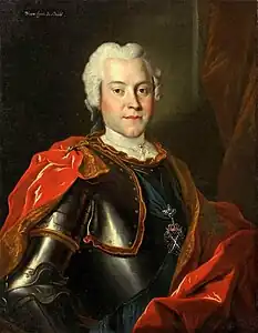 Portrait of Heinrich von Brühl, 1737