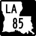 Louisiana Highway 85 marker