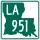 Louisiana Highway 951 marker