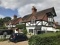 Mock Tudor building