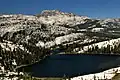 Lower Cathedral Lake and Tuolumne Peak