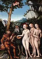 Lucas Cranach the Elder, Judgment of Paris, 1530