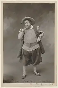 As Sancho Pança in Massenet's Don Quichotte