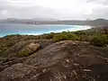 Overlooking Lucky Bay, one of the beaches at Cape Le Grand