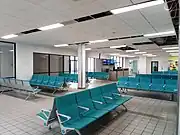 The Waiting area for former Gate D2