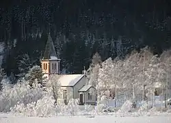 View of the village church