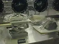 Samples in Lunar Sample Building at JSC