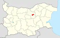 Lyaskovets Municipality within Bulgaria and Veliko Tarnovo Province.