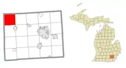 Location within Washtenaw County