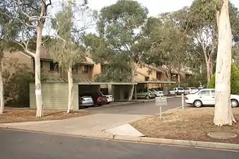 The Pines, townhouses built in the 1980s