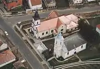 Aerial view of Mérk