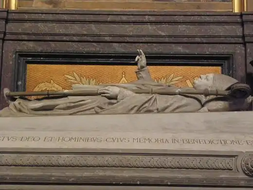 The tomb of Monseigneur Gonindard in Rennes.